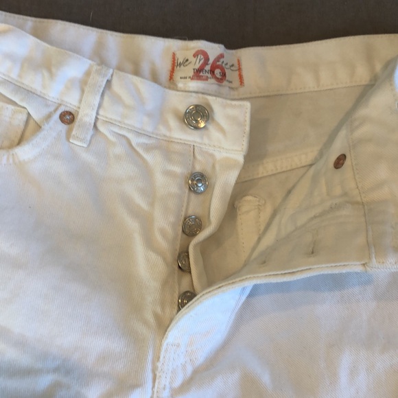 EUC Free People high rise cropped mom jeans - Picture 3 of 6